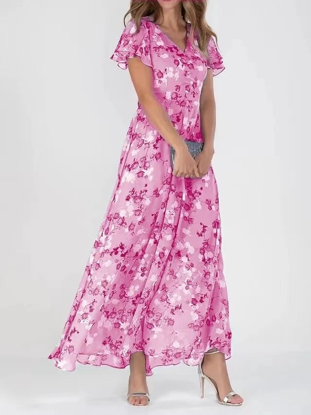 Berta – sukienka maxi w kwiaty
