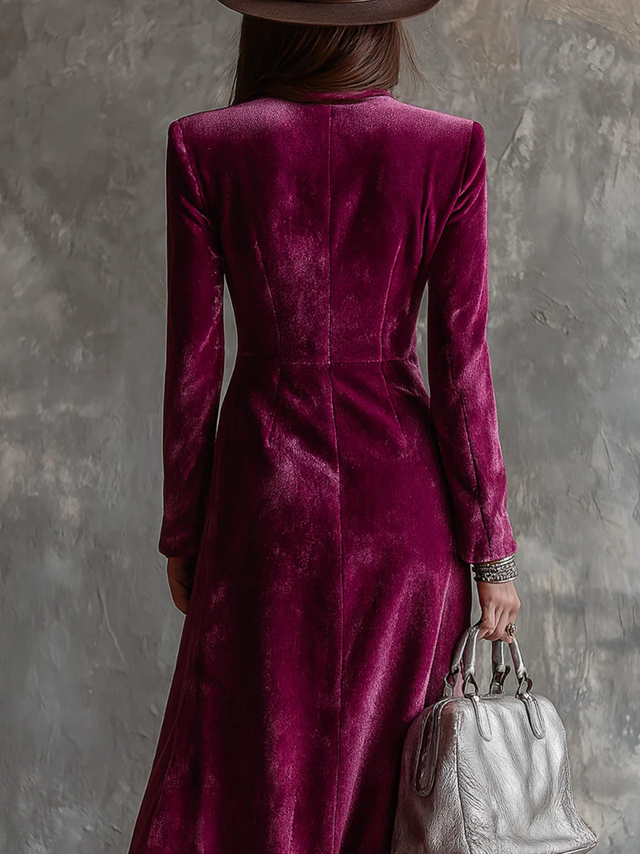 Danuta - sukienka blazer maxi