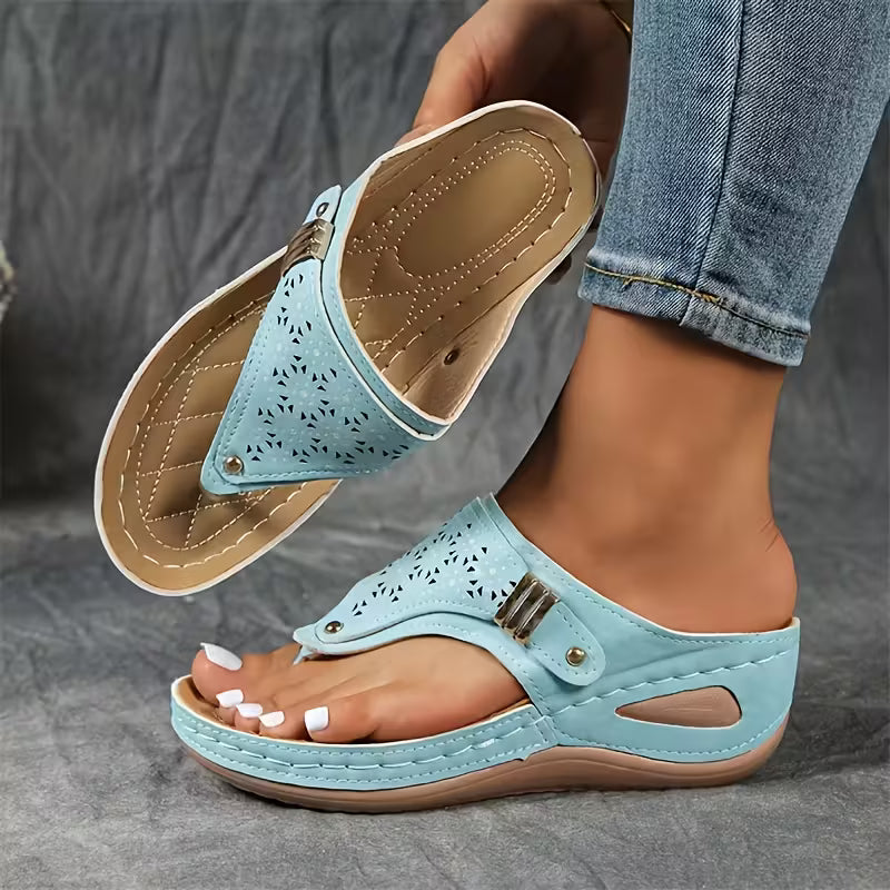 Krystyna | Sandały Wedge