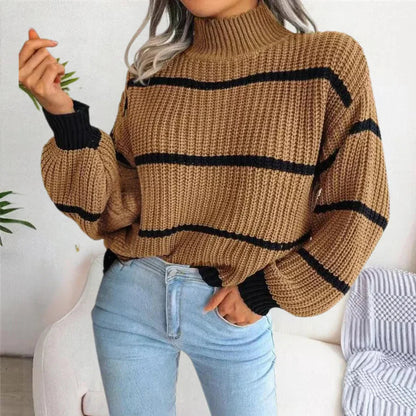 Elegancki Sweter Damski z Czystej Wełny Dziewiczej o Ponadczasowym Kroju