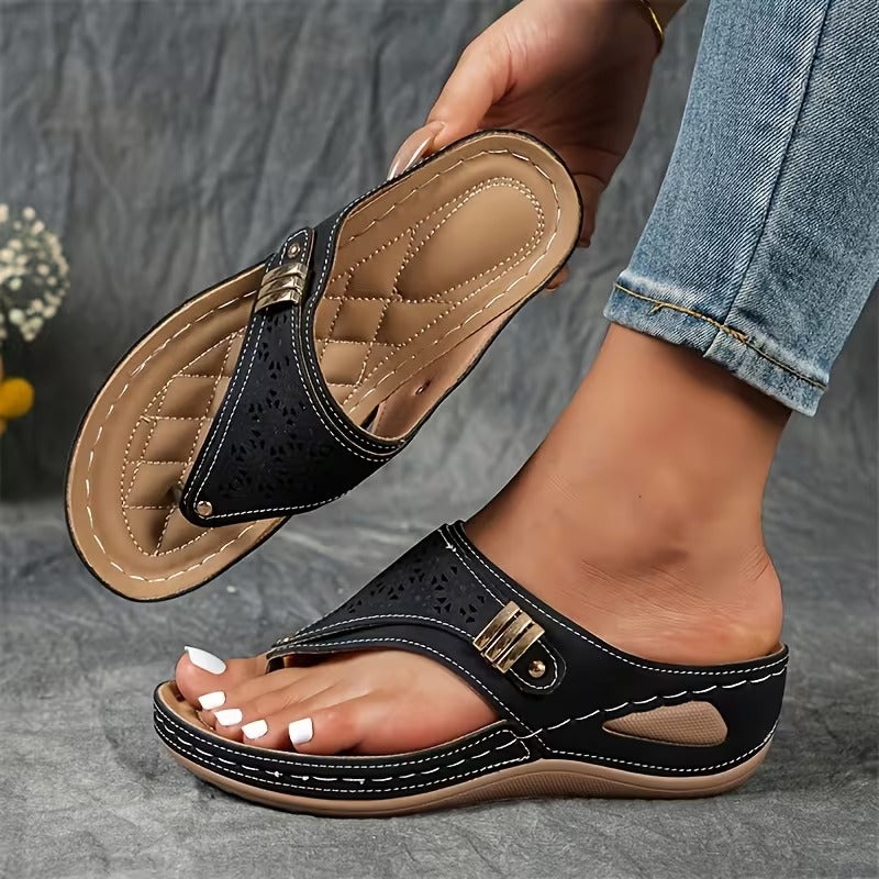 Krystyna | Sandały Wedge