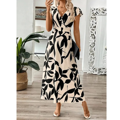 Odessa – elegancka sukienka w liście