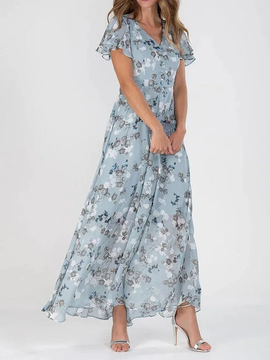 Berta –  sukienka maxi w kwiaty