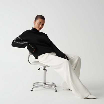Sweter Damski | Luźny Przewiewny Krój