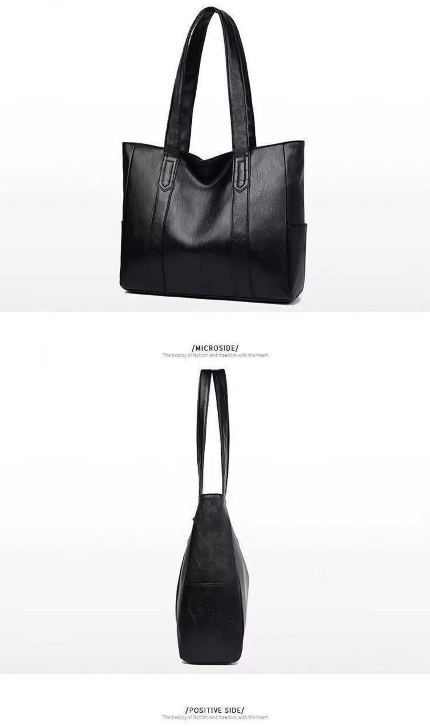 Damska Designerska Torebka Shopper na Ramię Nowoczesna