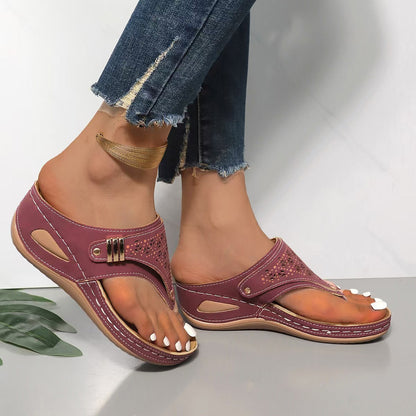 Krystyna | Sandały Wedge