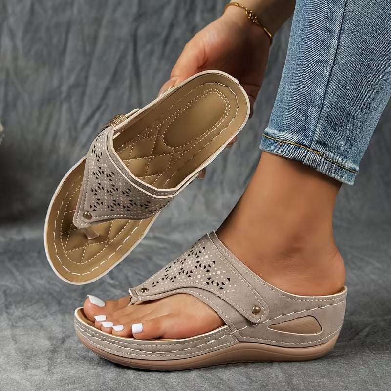 Krystyna | Sandały Wedge