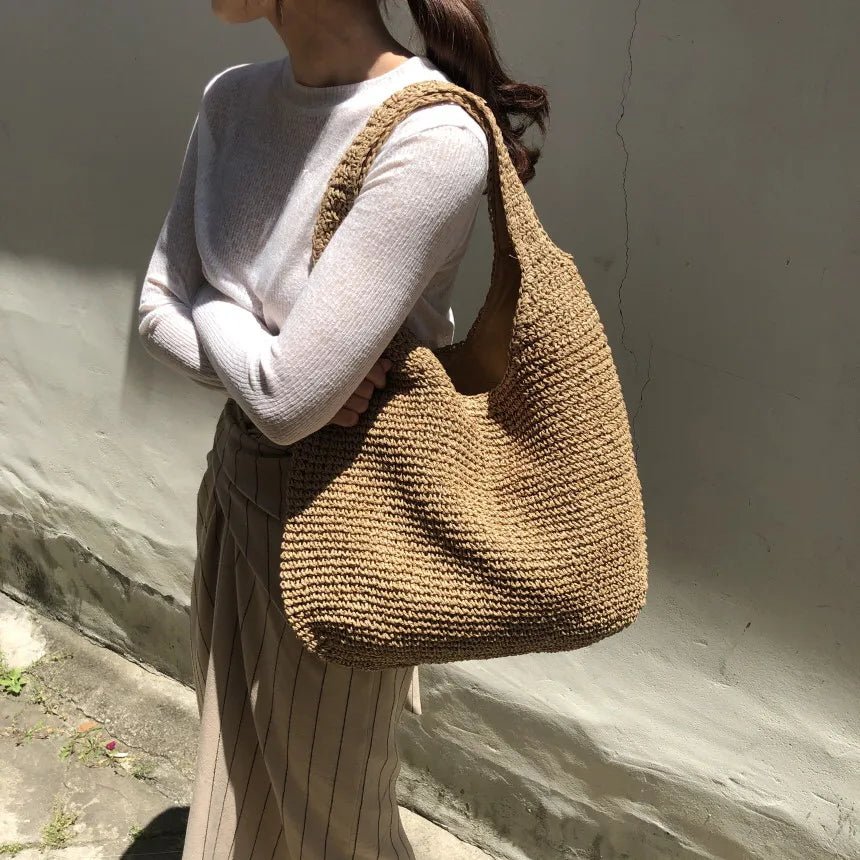 Damska Elegancka Letnia Plażowa Tote Bag