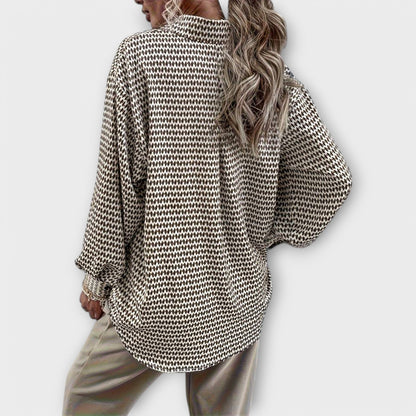 Ashley | Vintage bluzka z długim rękawem