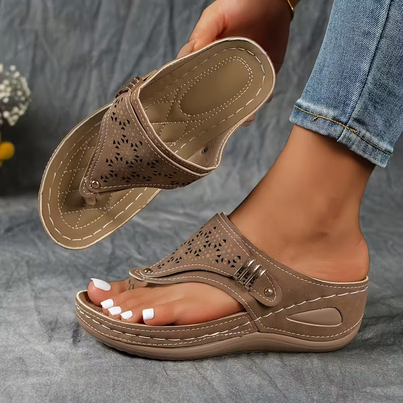 Krystyna | Sandały Wedge