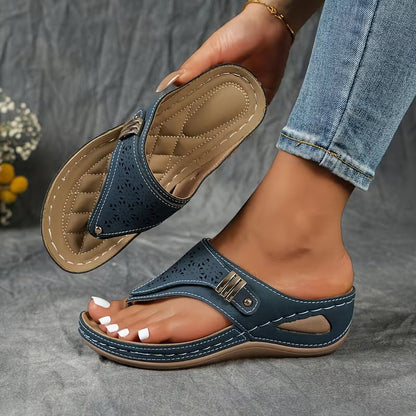 Krystyna | Sandały Wedge