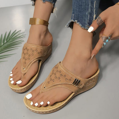 Krystyna | Sandały Wedge