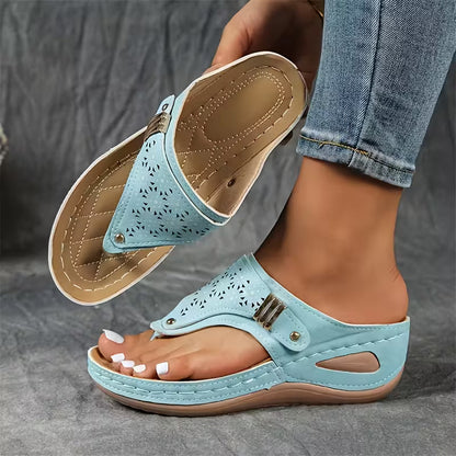 Krystyna | Sandały Wedge