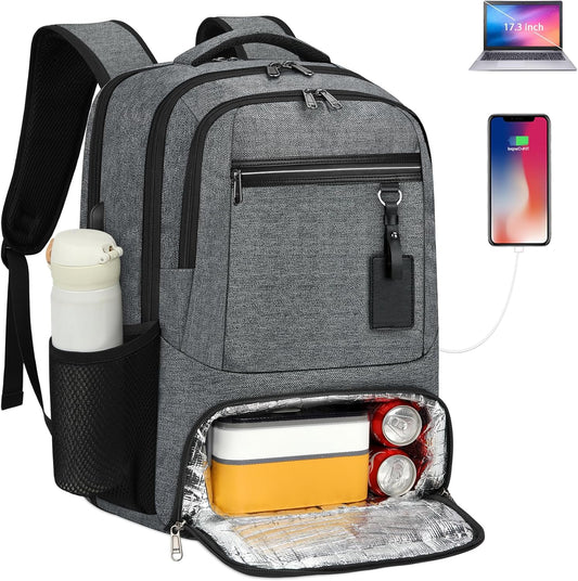 Wodoodporny plecak podróżny na laptopa i lunch z portem USB