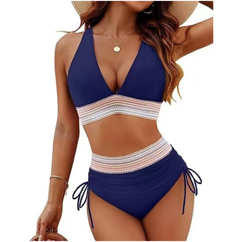 Livia – wysokotalowany  komplet bikini z efektem modelującym