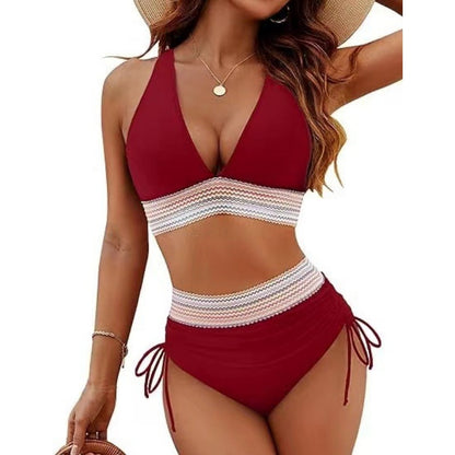 Livia – wysokotalowany  komplet bikini z efektem modelującym