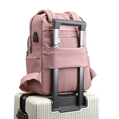 Plecak podróżny antykradzieżowy z ładowaniem USB